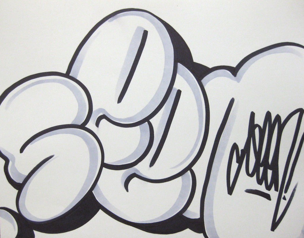 GRAFFITI ARTIST SEEN - Bubble 22- Drawing