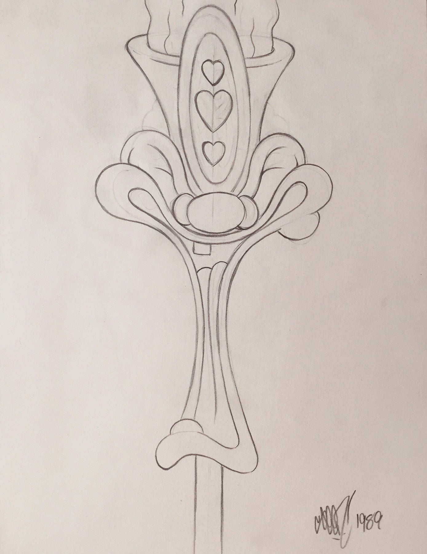 GRAFFITI ARTIST SEEN - "Looney Lenny" - Drawing 1989