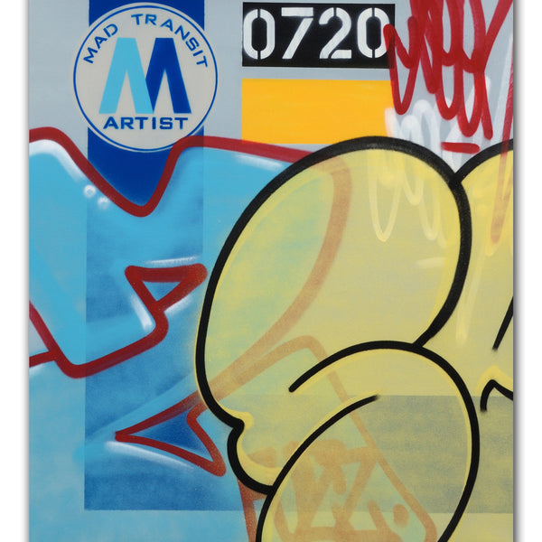 GRAFFITI ARTIST SEEN  -  "MTA  Bubble"  Aerosol