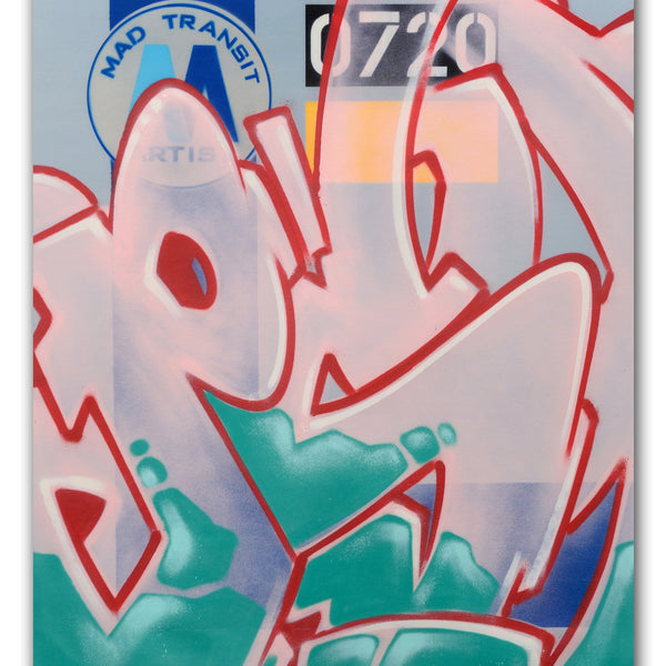 GRAFFITI ARTIST SEEN - "MTA PSYCHO" on Canvas