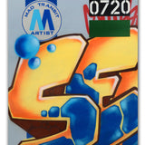 GRAFFITI ARTIST SEEN  -  "MTA"  Aerosol on  Canvas