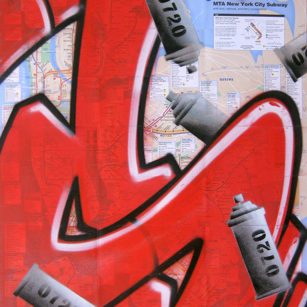 GRAFFITI ARTIST SEEN -  "S" NYC Map