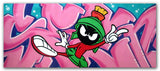 GRAFFITI ARTIST SEEN  -  "Marvin Martian"  Aerosol
