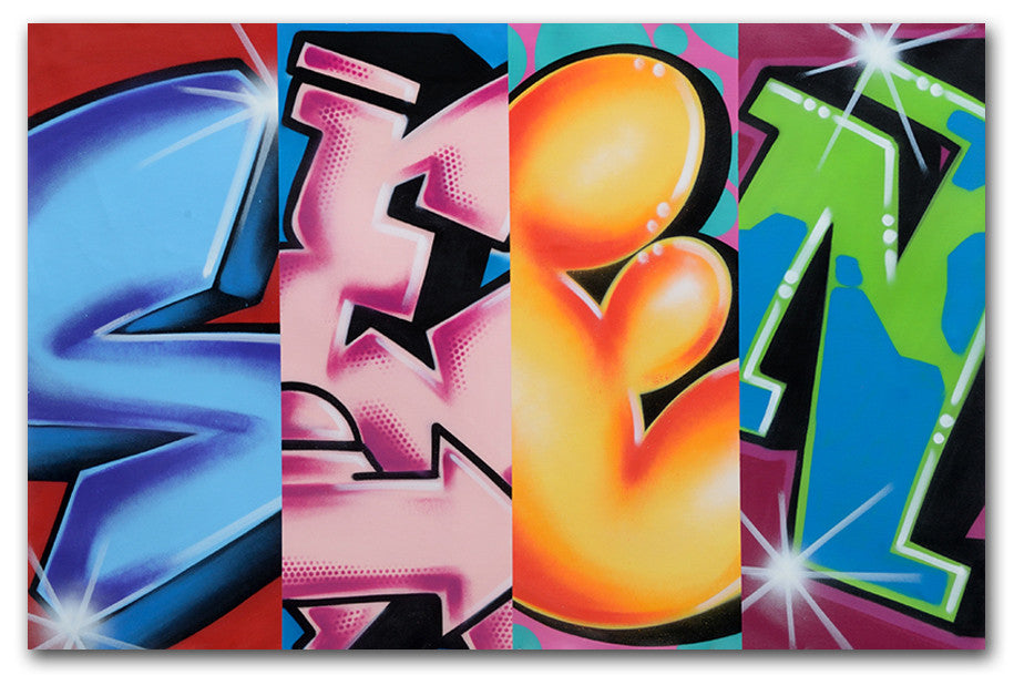 GRAFFITI ARTIST SEEN -  Mix & Match - Painting