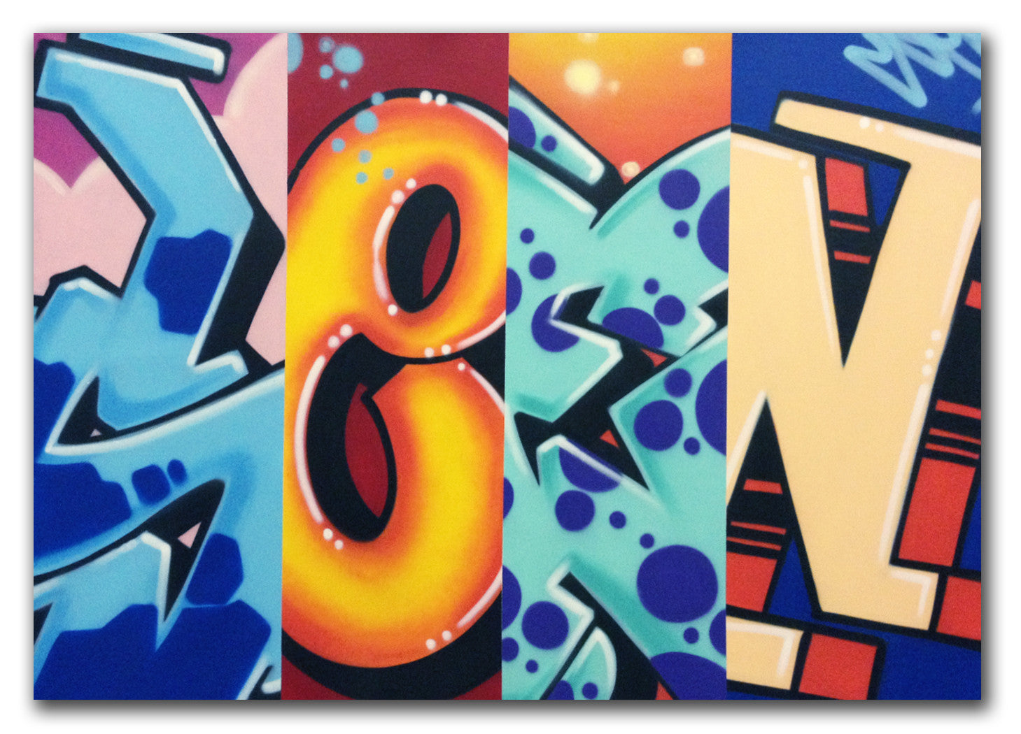 GRAFFITI ARTIST SEEN - Mix & Match- Painting