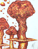 SEEN "Mushroom Clouds"Drawing