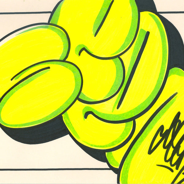 GRAFFITI ARTIST SEEN - Bubble 17- Drawing