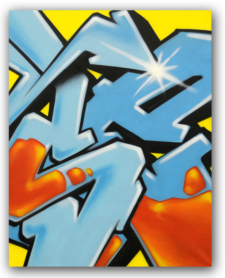GRAFFITI ARTIST SEEN - "Untitled" Painting