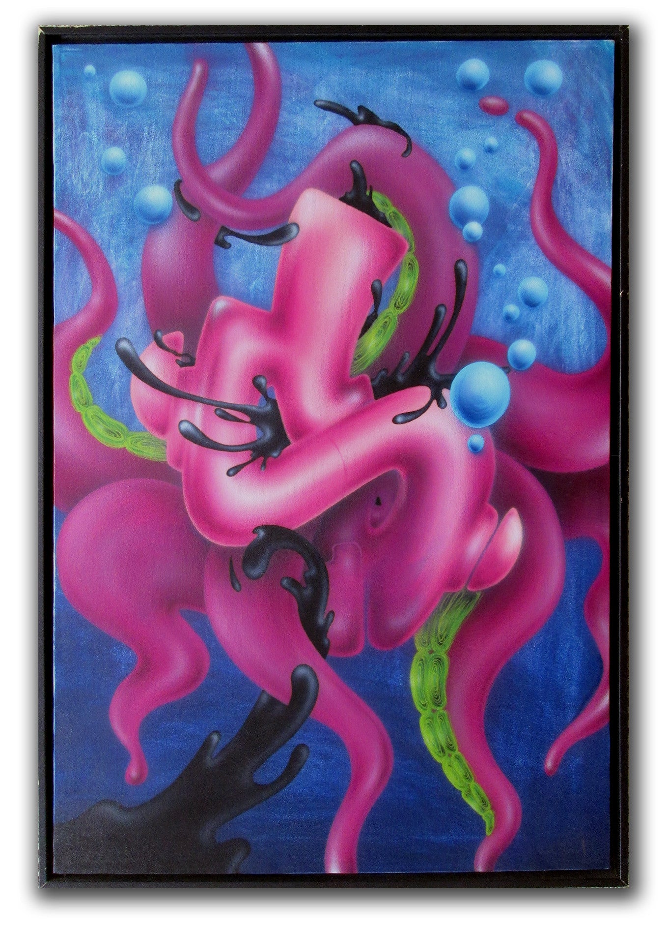 SEEN - "Octo-Seen" Airbrush on Canvas