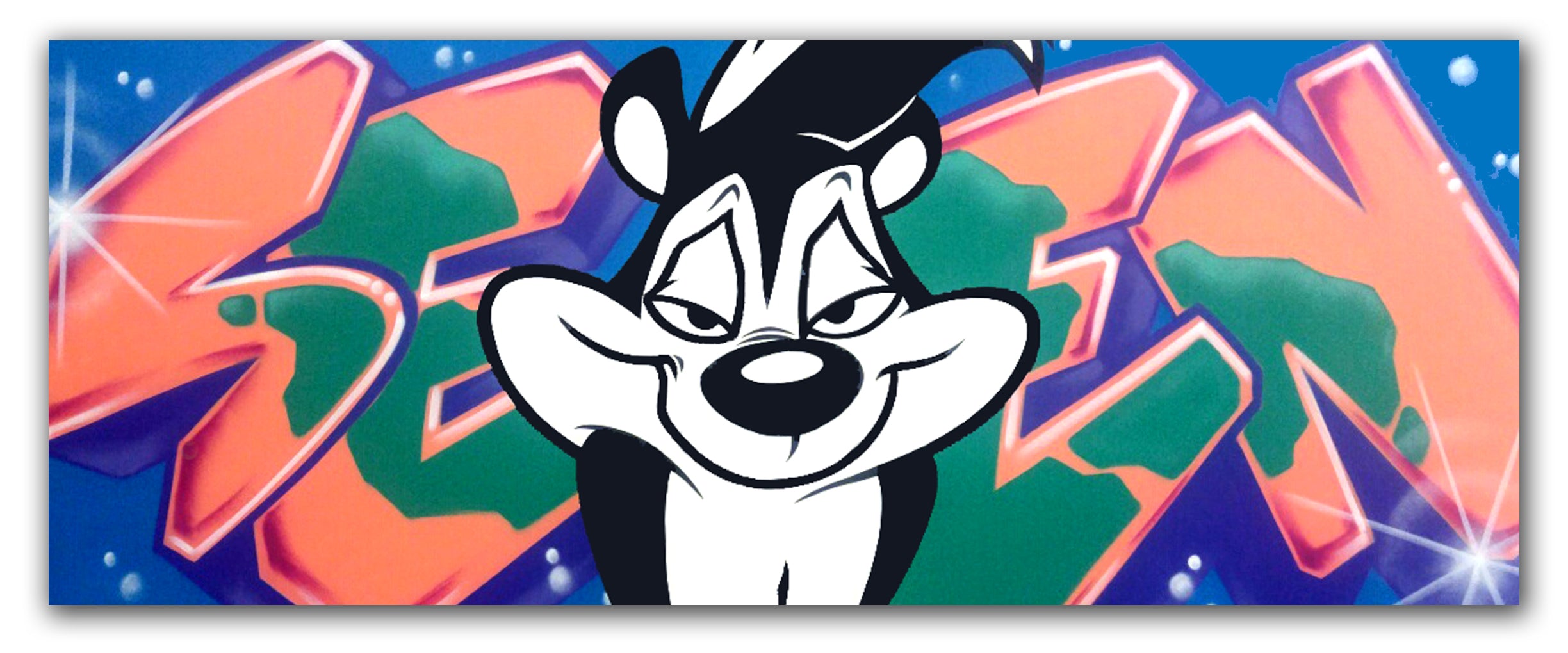 SEEN    "Pepe Le Pew"  Aerosol on  Canvas