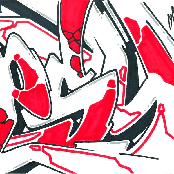 GRAFFITI ARTIST SEEN - Psycho 7- Drawing