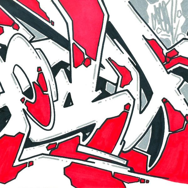GRAFFITI ARTIST SEEN - Psycho 8- Drawing