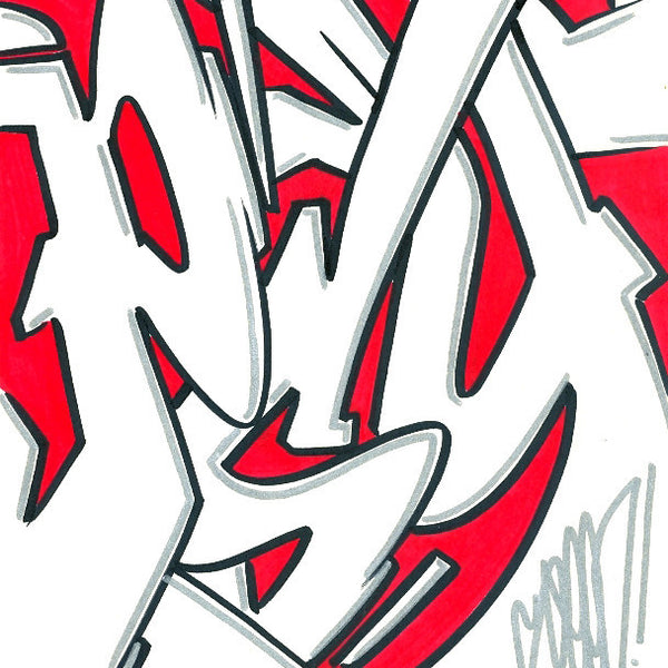 GRAFFITI ARTIST SEEN - Psycho 7- Drawing