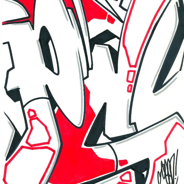 GRAFFITI ARTIST SEEN - Psycho 10- Drawing
