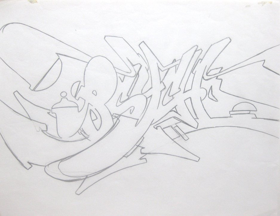 GRAFFITI ARTIST SEEN - Psycho Outline