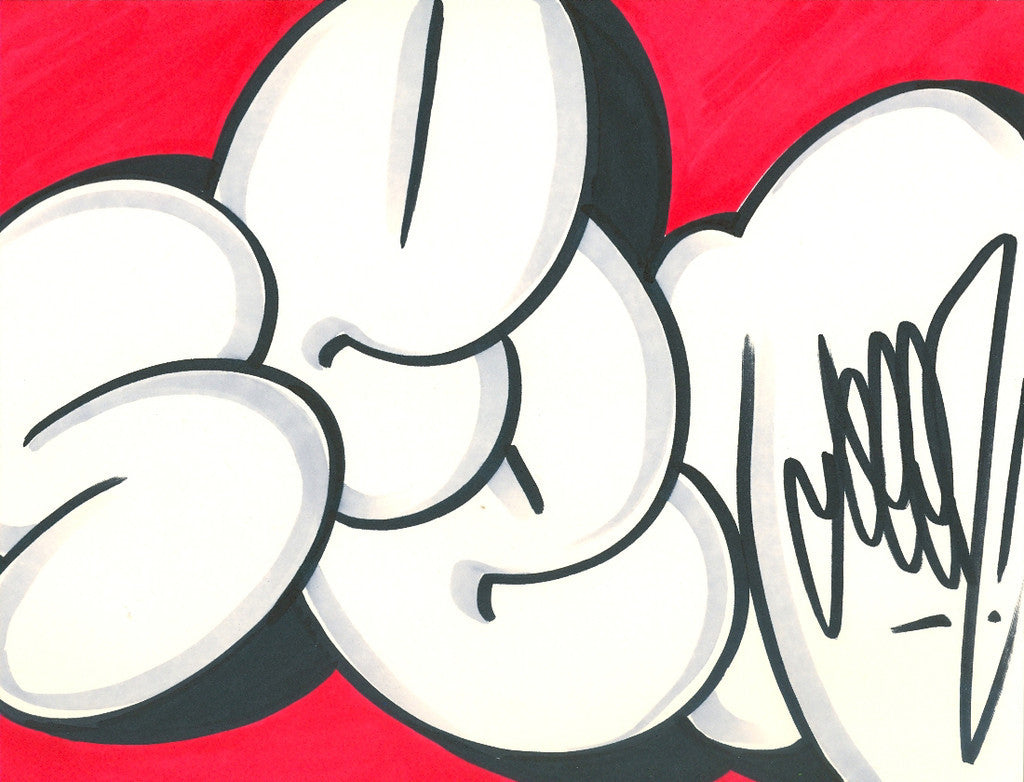 GRAFFITI ARTIST SEEN - Bubble 22- Drawing