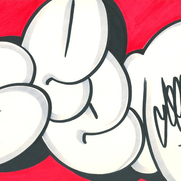 GRAFFITI ARTIST SEEN - Bubble 22- Drawing
