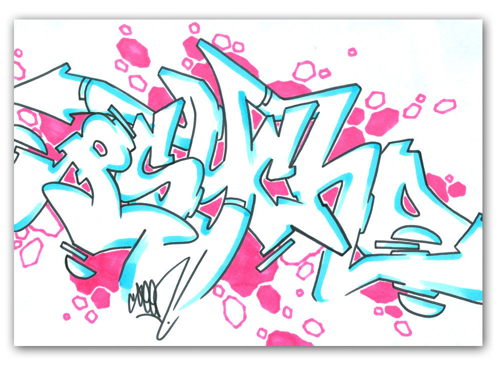 GRAFFITI ARTIST SEEN - Psycho- Drawing