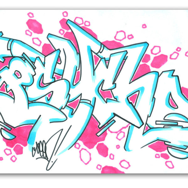 GRAFFITI ARTIST SEEN - Psycho- Drawing