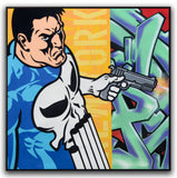 SEEN  -  "Punisher"  Aerosol on  Canvas