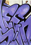 GRAFFITI ARTIST SEEN -  "Full SEEN  Purple" NYC Map