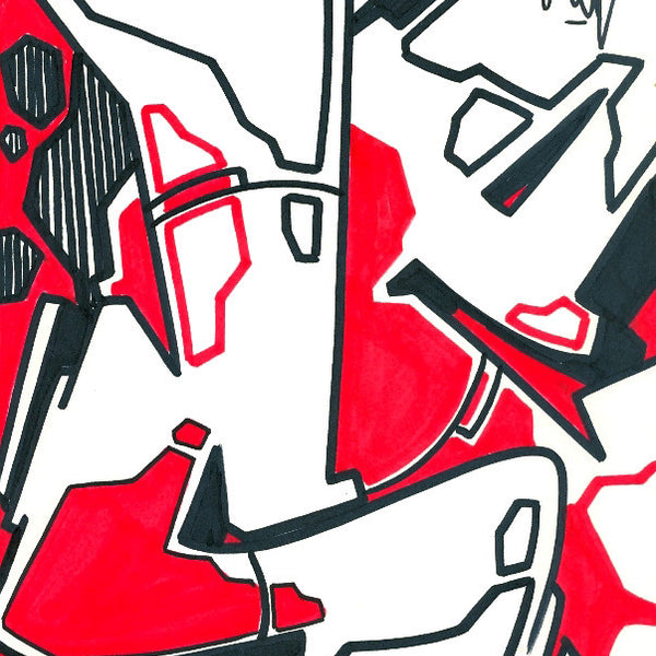 GRAFFITI ARTIST SEEN - "S" #12- Drawing