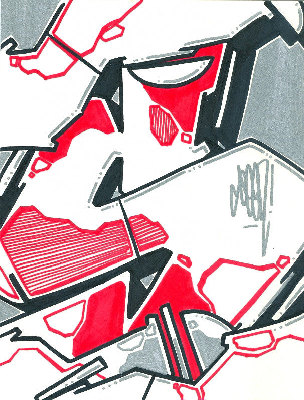 GRAFFITI ARTIST SEEN - Super S - Drawing