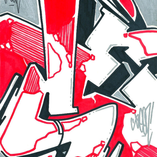 GRAFFITI ARTIST SEEN - Super S- Drawing