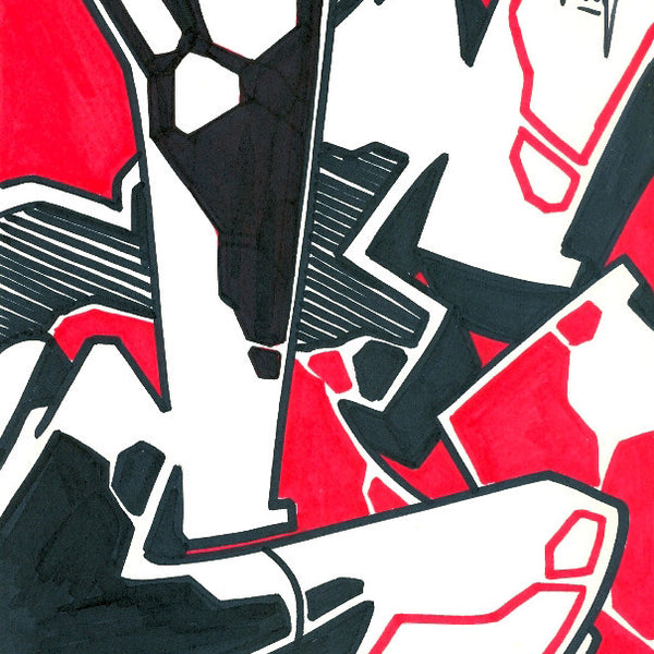 GRAFFITI ARTIST SEEN - Subway S #5- Drawing