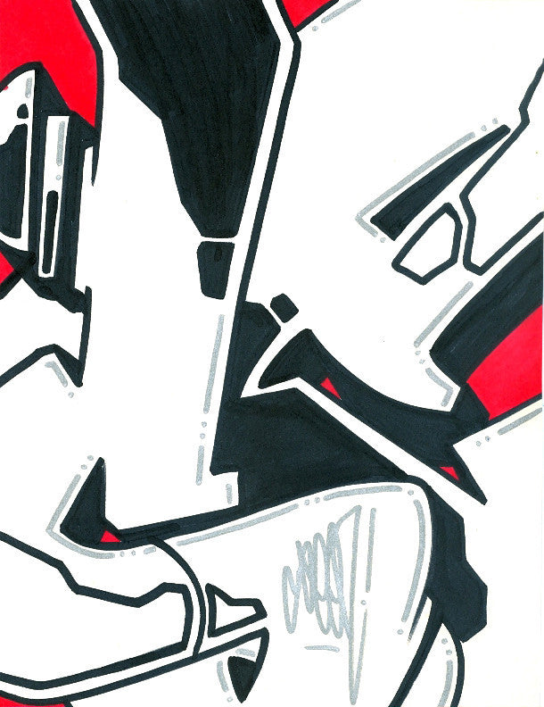 GRAFFITI ARTIST SEEN - Subway S #8- Drawing