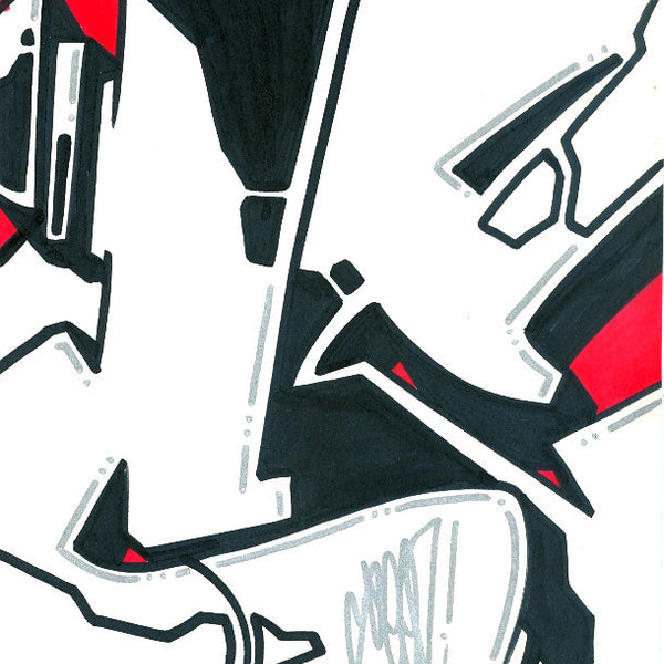 GRAFFITI ARTIST SEEN - Subway S #8- Drawing