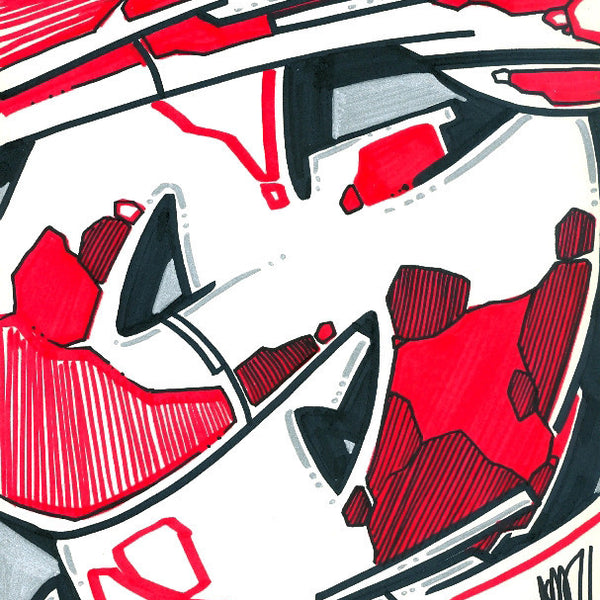 GRAFFITI ARTIST SEEN - Subway S #4- Drawing