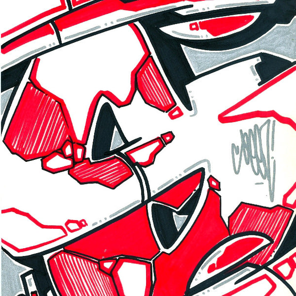 GRAFFITI ARTIST SEEN - Super S -  Drawing