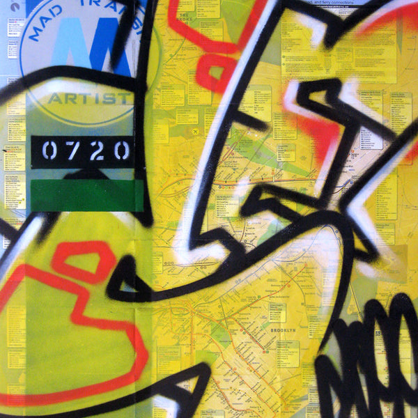 GRAFFITI ARTIST SEEN -  " MAD Transit" NYC Map