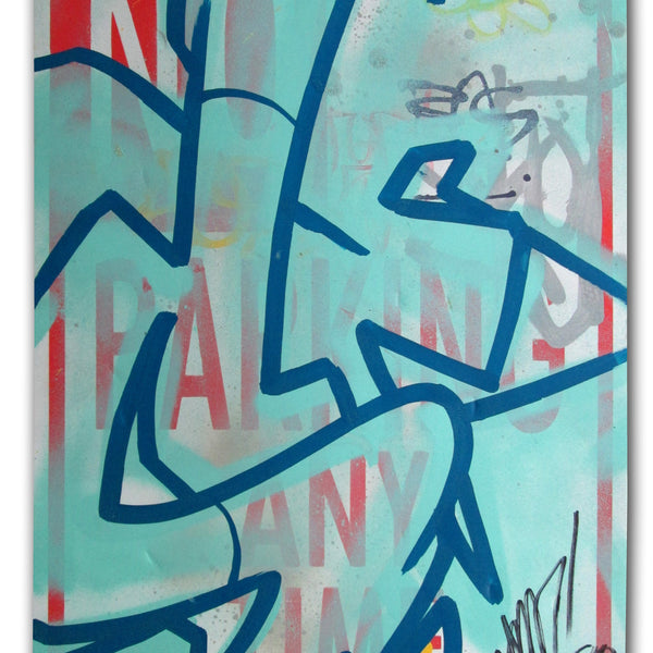 GRAFFITI ARTIST SEEN - "No Parking #9