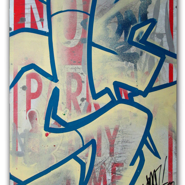 GRAFFITI ARTIST SEEN - "No Parking #3