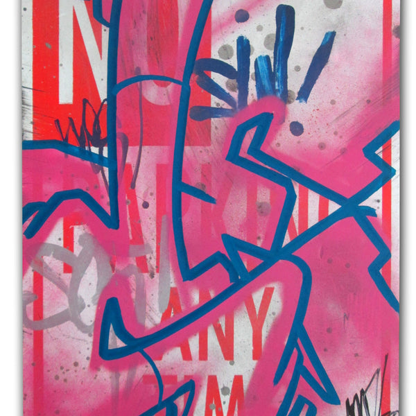 GRAFFITI ARTIST SEEN - "No Parking #8