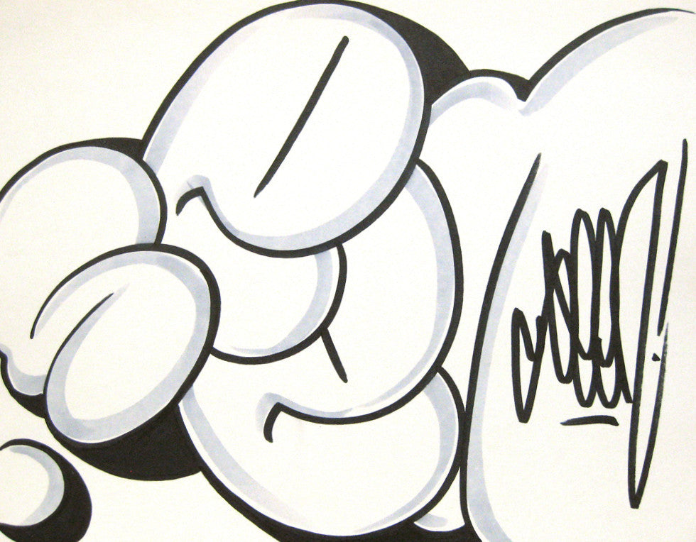 GRAFFITI ARTIST SEEN - Bubble 7- Drawing