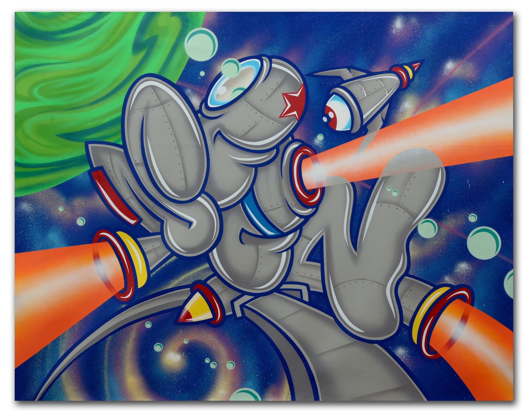 SEEN - "Space Station #1" Painting