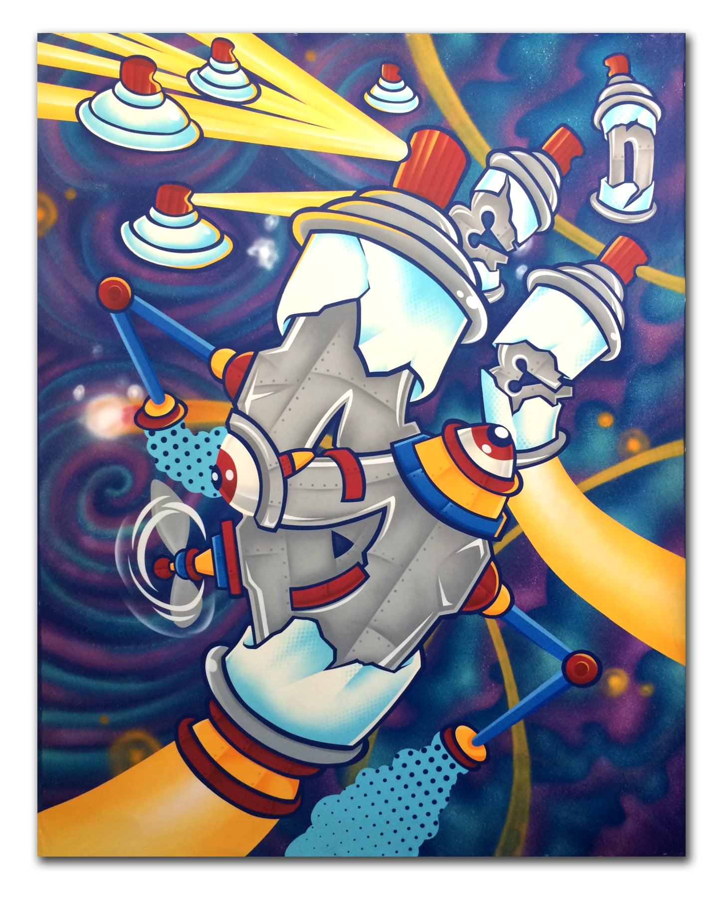 SEEN - "Space Station" Painting