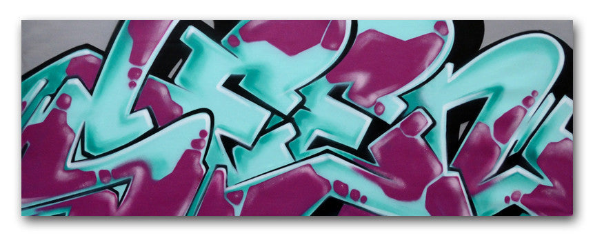 GRAFFITI ARTIST SEEN - "SEEN" Painting on Canvas