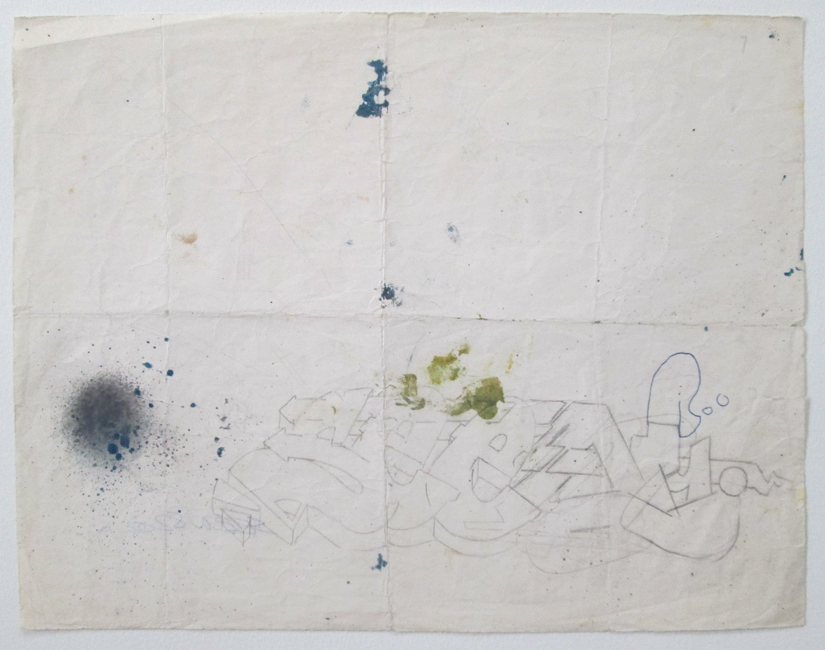 GRAFFITI ARTIST SEEN - SEEN Outline STYLE WARS - 1982 FROM MOVIE