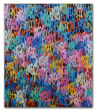 GRAFFITI ARTIST SEEN  -  "LARGE Tag painting"  Aerosol on  Canvas 84"x72