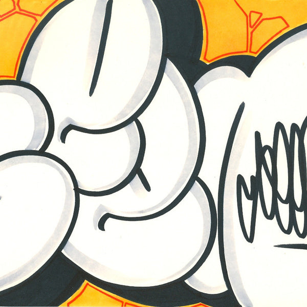 GRAFFITI ARTIST SEEN - Bubble 19- Drawing