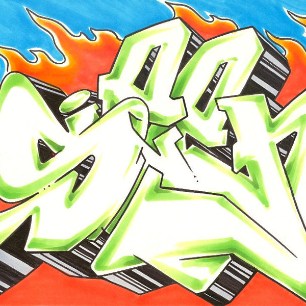 GRAFFITI ARTIST SEEN - WildStyle 2- Drawing
