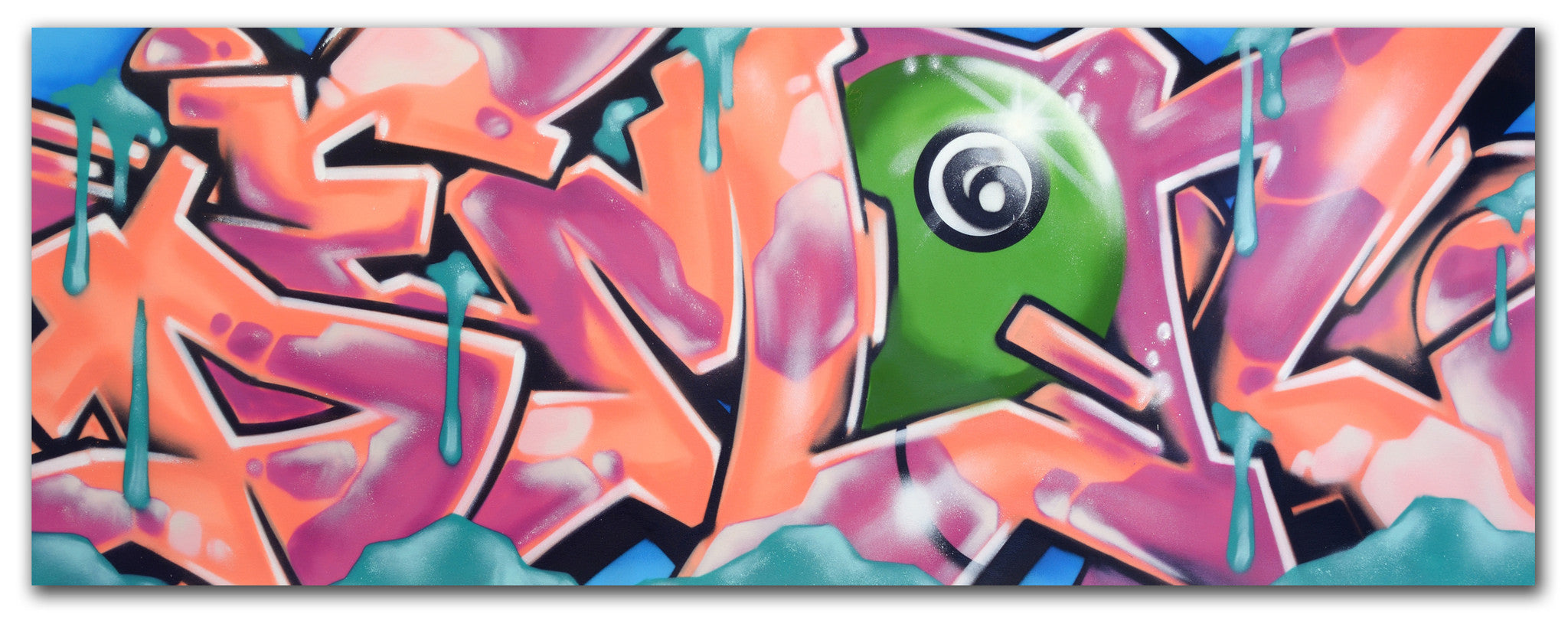 SEEN -  "DEMON 2" Aerosol on Canvas