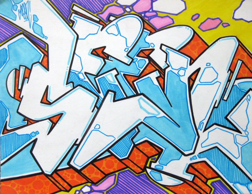 GRAFFITI ARTIST SEEN - WildStyle 30- Drawing