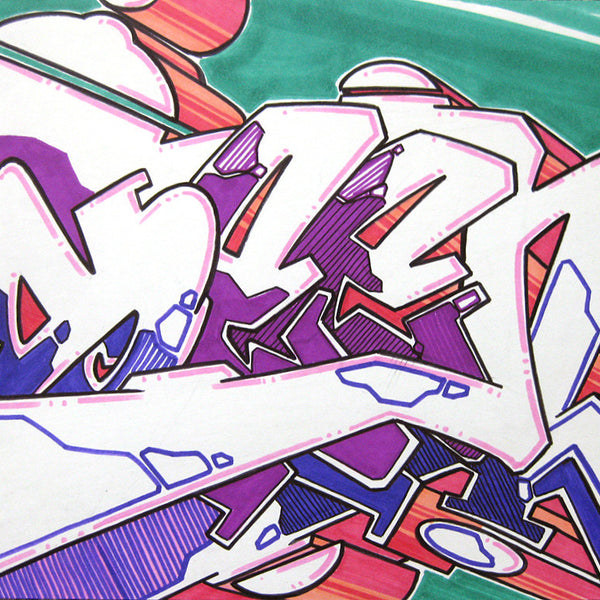 GRAFFITI ARTIST SEEN - WildStyle 32- Drawing