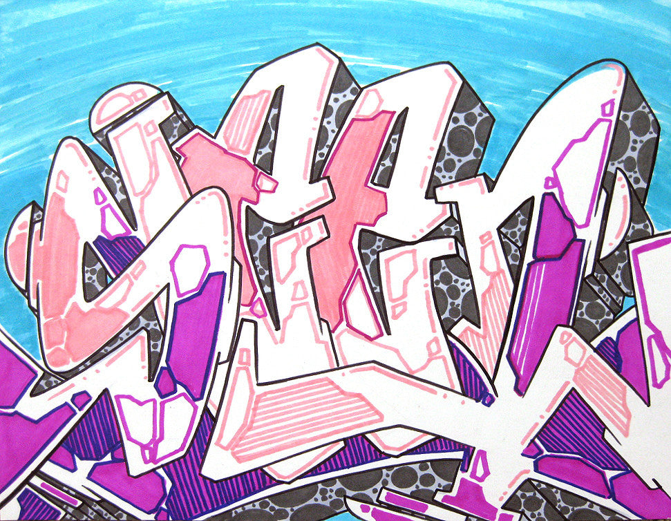 GRAFFITI ARTIST SEEN - WildStyle 1- Drawing