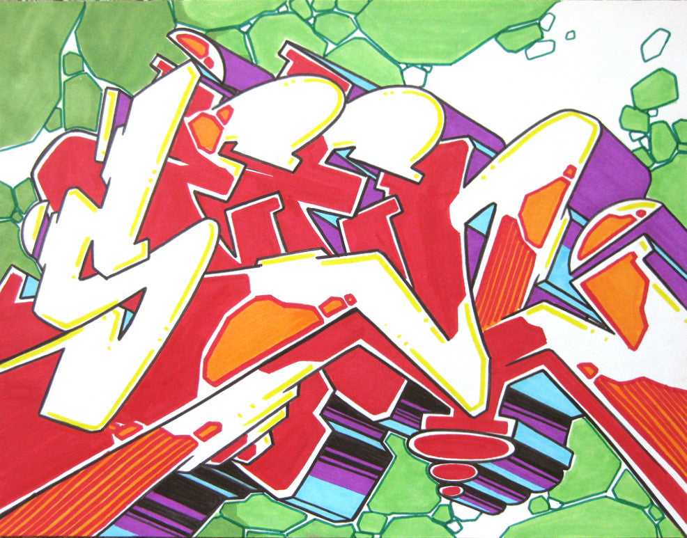 GRAFFITI ARTIST SEEN - WildStyle 34- Drawing